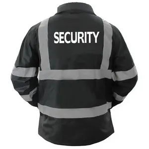 Chaqueta gruesa de alta moda para guardia de seguridad, uniforme de trabajo de ingeniero, personalizable, con múltiples bolsillos, muy vendida. - Product Image 2