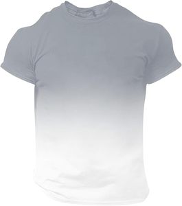 Fitness <b>Top</b> Sublimation Ready Blank Athletic Wear Cotton T Shirt Quick Dry Moisture Wicking Running Apparel Safari Style - Product Image 1