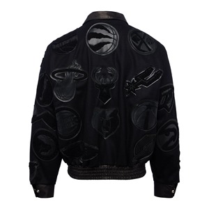 Chaqueta de Cuero COLLAGE Negra, Estilo Urbano, Resistente al Viento, Ecológica - Product Image 2