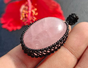 Colgante de mariposa de acero inoxidable hecho a mano al por mayor con cordón negro, joyería unisex de piedras preciosas de cristal curativas, regalo - Product Image 3