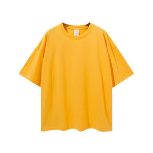 Camiseta Básica Extra Grande Personalizada de Algodón de 180 g/m² para Hombre, Camiseta con Hombros Caídos, Camisetas de Sublimación de Poliéster - Product Image 5