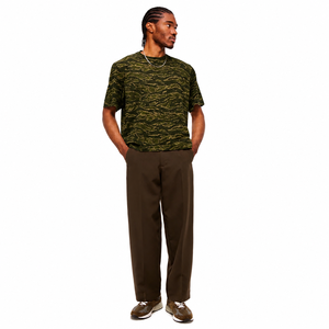Camiseta de Manga Corta con Estampado de Camuflaje para Hombre, Corte Regular, Cuello Redondo, Estilo Casual, 100% Algodón Jersey - Product Image 2