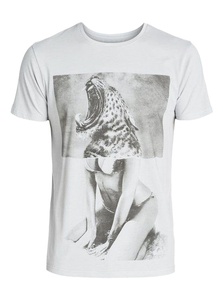 เสื้อยืดคอกลมแขนสั้นสีขาวสำหรับผู้ชายผู้หญิงเสื้อยืดผ้าฝ้าย100% พิมพ์ลายโลโก้แบรนด์ตามสั่ง - Product Image 6