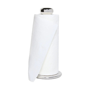 Modern Stainless Steel Paper Towel Holder Stand with Weighted Base for Freestanding Kitchen Roll Holder In Good Price - Product Image 1