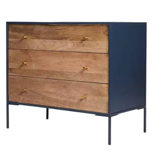 Mueble de decoración para el hogar con almacenamiento de madera de teca y cajones de diseño moderno para hoteles, apartamentos y salas de estar. - Product Image 6