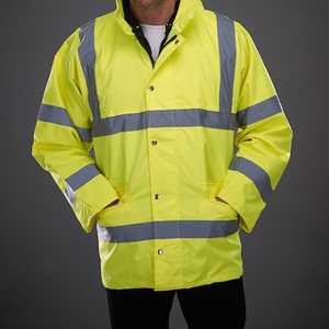Veste de travail sur mesure à prix bas, vêtements réfléchissants haute visibilité, veste de travail réfléchissante pour la construction - Product Image 2