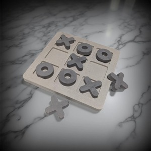 Modern Wooden Tic Tac Toe Set Decorative Games <b>Coffee</b> <b>Table</b> Decor Home Living Room Accent Luxury XO Noughts Crosses - Product Image 2