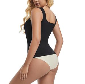 Wholesale Ladies Tank <b>Top</b> square Neck Waist Trainer Shaper Bodysuit <b>Tops</b> for Woman Seamless Vest Women Slimming - Product Image 6