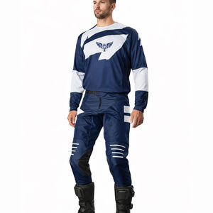 Ensemble maillot et pantalon de motocross pour homme, équipement professionnel de course MX, tenue de moto tout-terrain enduro - Product Image 1