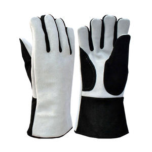 Nouveau style, conception personnalisée, gants de travail en cuir durables et écologiques pour sports de plein air, longueur poignet, faible MOQ, vente en gros - Product Image 5