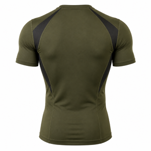 Custom <b>Men's</b> <b>Compression</b> T <b>Shirt</b> Quick Dry Breathable Gym Base Layer Athletic Fitness Running Sports Training Slim Fit Canvas - Product Image 5