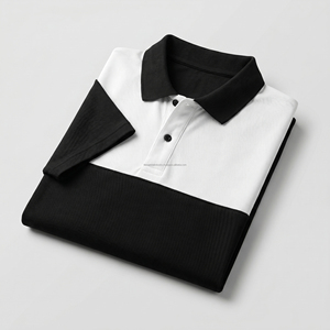 Chemises Polo Homme en Gros, Personnalisables, Manches Courtes, Color Block, Décontractées, T-Shirt Polo OEM - Product Image 6