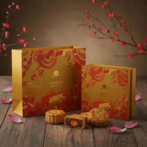 Luxury Rigid Custom Printing Personalized <b>Box</b> Mid Autumn Festival Mooncake Packaging for Corporate and Festival Gifts - Product Image 2
