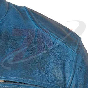 Veste en cuir pour homme de haute qualité avec impression de logo personnalisée en gros, imperméable, pour usage extérieur, veste en cuir d'hiver pour homme - Product Image 6