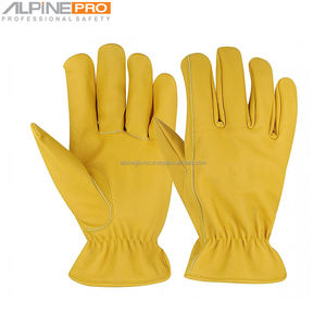 Guantes de Trabajo de Cuero para Conductor de Alpine Industries, Cómodos, Transpirables y Seguros, con Forro de Algodón, Venta al Por Mayor de Fábrica OEM - Product Image 4