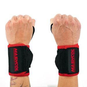 2024 recién llegado profesional 18 \ "muñequeras elásticas venta al por mayor correas de muñeca de levantamiento de pesas de alta resistencia con lazo para el pulgar Unisex - Product Image 3