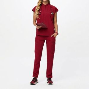Ensemble de blouses médicales personnalisées, uniforme d'infirmière, vêtements de travail respirants et confortables pour le secteur de la santé, fournisseur en gros OEM de blouses médicales - Product Image 6