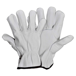 Guantes de Seguridad de Cuero Vacuno de Calidad Superior para Hombre, Precio de Fábrica, Guantes de Seguridad de Cuero Vacuno para Construcción Industrial - Product Image 3