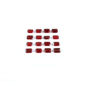 Rubis naturels de Bangkok, octogones calibrés 3x5mm, pierres précieuses de rubis naturelles facettées pour la fabrication de bijoux, prêtes à l'emploi - Product Image 3