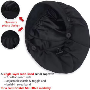 Bonnets chirurgicaux pour personnel de clinique dentaire avec motif dentaire, pour dentistes et infirmières, avec lien réglable à nouer à l'arrière, pour usage médical - Product Image 5