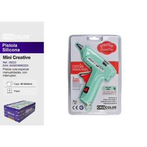 Mini pistolet en plastique artisanal créatif d'Espagne pour les projets d'artisanat et de bricolage - Product Image 1