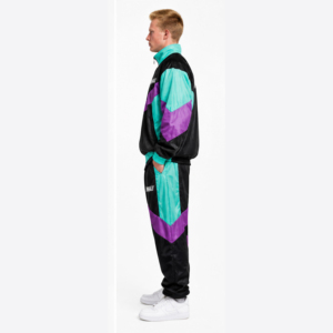 Conjunto Deportivo para Hombre, Chaqueta Deportiva Ligera con Cierre de Cremallera y Bloques de Color, Pantalones Deportivos, Cortavientos de Primavera - Product Image 2