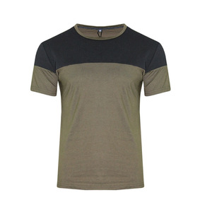 Ensemble T-shirt et short d'été pour homme EKIN IMPEX, col rond, couleurs contrastées, séchage rapide, tricoté, tenue décontractée, ensemble short de sport - Product Image 3