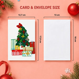 Elegantes Tarjetas de Felicitación Navideñas de Papel Quilling Hechas a Mano con Diseño de Árbol de Pino - Fábrica Mayorista OEM/ODM de Vietnam - Product Image 2