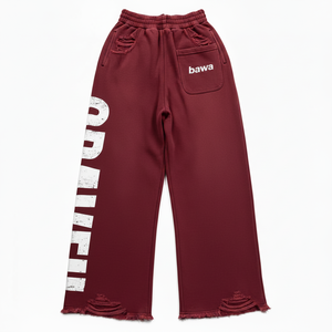 Pantalon de jogging pour homme personnalisé, effet délavé, 100% coton, impression sérigraphique, streetwear, haute qualité, vente en gros - Product Image 1