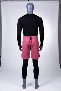 New Arrival Awrah Covering <b>Shorts</b> for Muslim Men Double Layer Swimwear Knee Length High Waist Inner <b>Compression</b> Activewear <b>Short</b> - Product Image 2