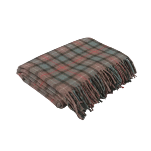 Mantas Jacquard de tartán de lana 100% de alta calidad Nuevo diseño Comodidad acogedora para el invierno Venta al por mayor disponible - Product Image 1