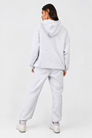 Ensemble de survêtement décontracté en molleton pour femme : sweat à capuche oversize et pantalon de jogging – Tenue de détente deux pièces, streetwear, sportswear, usage quotidien