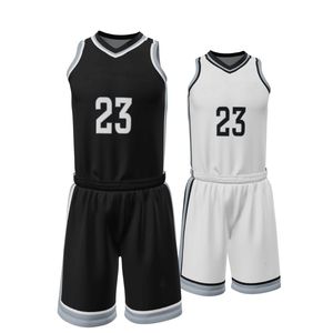 Maillot de basket-ball personnalisé en sublimation, ensemble sportif respirant en polyester, séchage rapide, tenue d'équipe, OEM ODM - Product Image 3