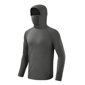 Traje de Pesca Casual con Capucha y Estampado Sólido, Ropa Protectora Solar Transpirable y Ligera con Cierre de Cordón para Mujer, para Actividades al Aire Libre - Product Image 4