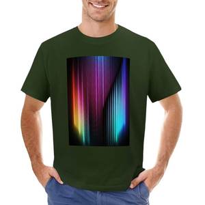 T-shirt décontracté sans manches en coton tissé pour homme, coupe ajustée, impression numérique phosphorescente, 320g, vêtements écologiques personnalisés - Product Image 1