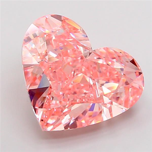 เพชรเม็ดเดี่ยวทรงหัวใจสีชมพูเข้มแฟนซี 10.1 กะรัต จาก ANYA JEWELS เพชรเลี้ยงในห้องปฏิบัติการ VS2 รับรองโดย IGI คุณภาพเยี่ยม ทรงเจียระไนดีเยี่ยม ระดับพรีเมียม - Product Image 1