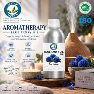 Aceite Esencial de Tanacetum Annuum 2 KG, Aceite Natural de Tansy Azul, Extracto Botánico para Cosméticos y Formulaciones Aromáticas - Madhya Pradesh - Product Image 5
