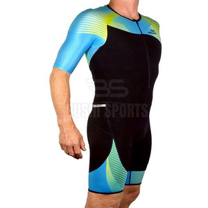 Combinaison de triathlon d'extérieur avancée avec panneaux en maille respirante et combinaison de triathlon haut de gamme pour activités sportives - Product Image 4