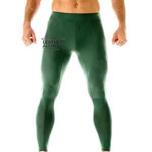 <b>Men's</b> Fitness <b>Compression</b> <b>Tights</b> Athletic Running Gym Workout High Waist Stretch Breathable Quick Dry Performance Leggings - Product Image 1
