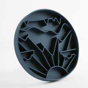 24 ans d'expérience d'usine, assurance qualité, motifs personnalisés, bol à alimentation lente pour la santé des animaux de compagnie, service de motifs personnalisés en silicone - Product Image 1