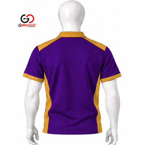 Camiseta Polo de Manga Corta con Bloques de Color Personalizados, Cuello y Puños en Contraste Marrón y Blanco, Precio Económico al por Mayor, Camisetas Polo para Hombre - Product Image 2