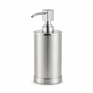 Modern Stainless Steel Soap Dispenser Square Metal Hand Wash <b>Lotion</b> <b>Pump</b> <b>Bottle</b> For Luxury Hotel Bathroom And Kitchen Sink <b>Bulk</b> - Product Image 2