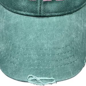 Gorra Trucker AKA Skee Wee Rosa y Blanca de Malla, Gorra de Béisbol Ajustable con Cierre a Presión, Gorro Casual para Mujer de la Hermandad Griega - Product Image 4