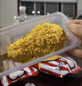 Crème glacée molle populaire en forme de cuisse de poulet frit dorée 3D, de haute qualité, personnalisable en gros - Product Image 2