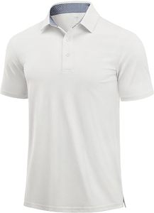 Men's Short Sleeve Polo <b>Shirt</b> Classic Fit Cotton Casual <b>Collared</b> <b>T</b>-<b>Shirt</b> - Product Image 4