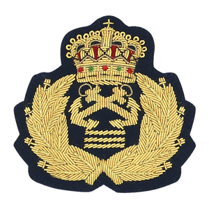 Écussons brodés personnalisés par le fabricant, badges brodés avec logo personnalisé, écussons thermocollants pour drapeaux, broderie tissée personnalisée - Product Image 1