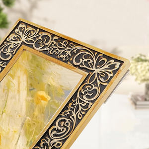 Cadre photo en bois massif de qualité d'exportation Cadre photo en bois fait main de qualité supérieure Élégant Décoration de table de bureau à domicile Boutique Cadre photo - Product Image 5