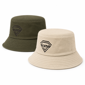 High Quality Custom Made Adjustable 100% Cotton Unisex Bucket Hat Gray <b>Sunscreen</b> for Cycling Casual Daily Home Use Four Seasons - Product Image 4