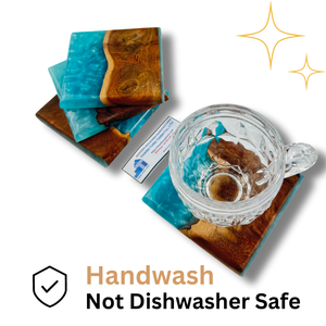 Posavasos de Resina Ecológicos 3D Pintados a Mano, Diseño Personalizado, Venta Caliente 2026, Regalo de Cocina, Fabricante de Vietnam - Product Image 5