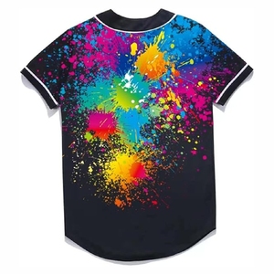 เสื้อเบสบอลแบบซับลิเมชั่นสั่งทำพิเศษ ระบายอากาศได้ดี ซับเหงื่อ สำหรับผู้ชายและผู้หญิง ดีไซน์ทันสมัยสไตล์นักกีฬา มีไซส์พลัส - Product Image 6